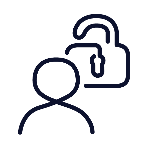 Secured action icon