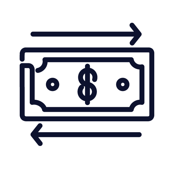 Streamlined chargebacks icon