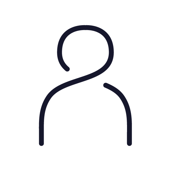 single person icon