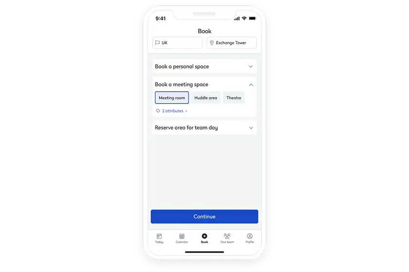 Eptura book a meeting software